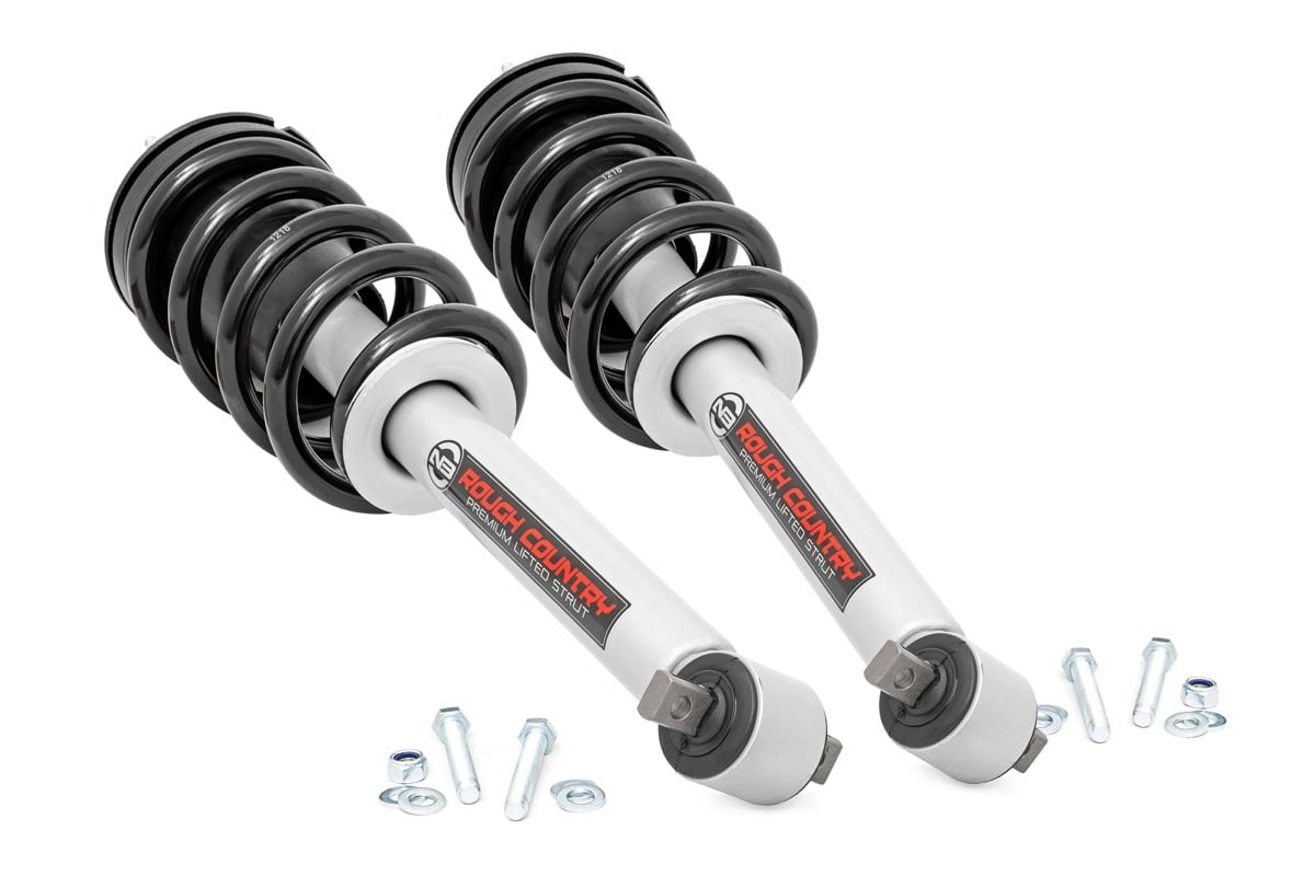 GMC Sierra 1500 Suspension Lift Kit - Rough Country - N3 Performance Lifted Struts - '14-'18